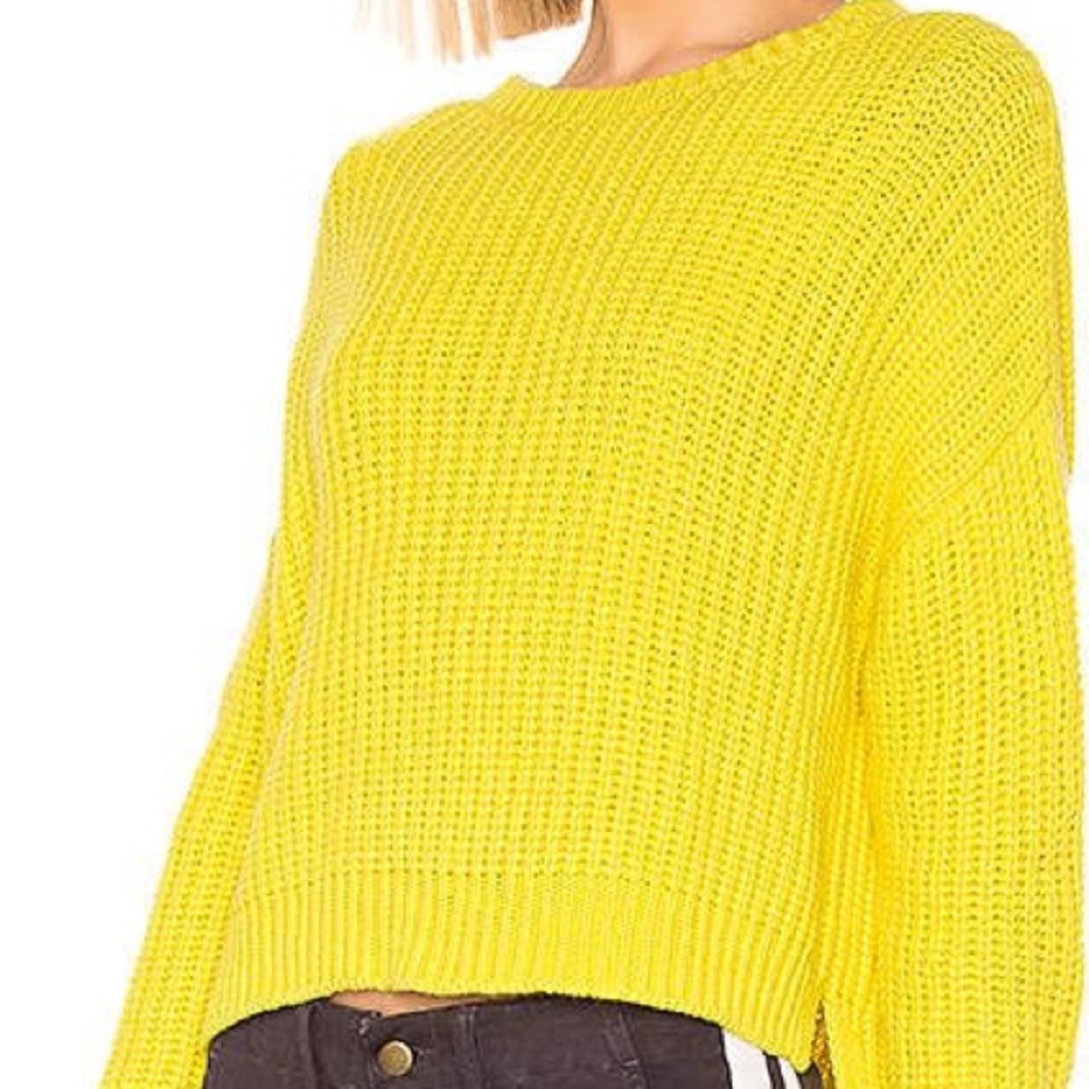 Pam & Gela yellow sweater